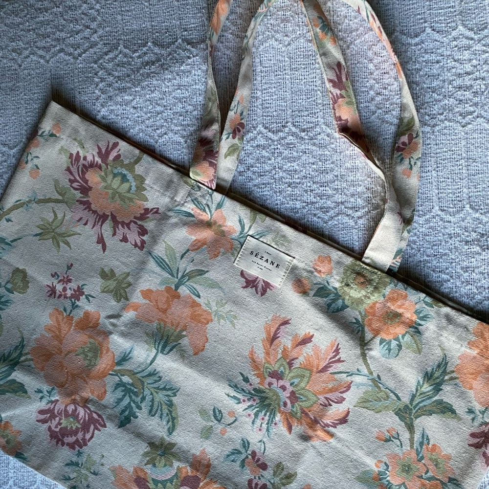 Sèzane floral tote